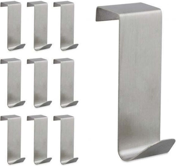 10er pack turhaken aus edelstahl