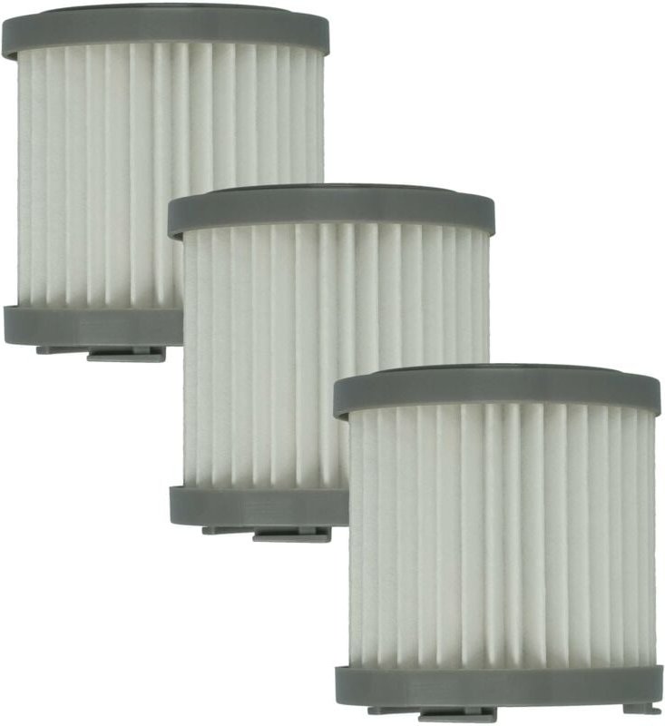 3x Staubsaugerfilter kompatibel mit aeg john lewis JL21EB, JL14IW Staubsauger - HEPA-Filter Schwarz Weiß - Vhbw