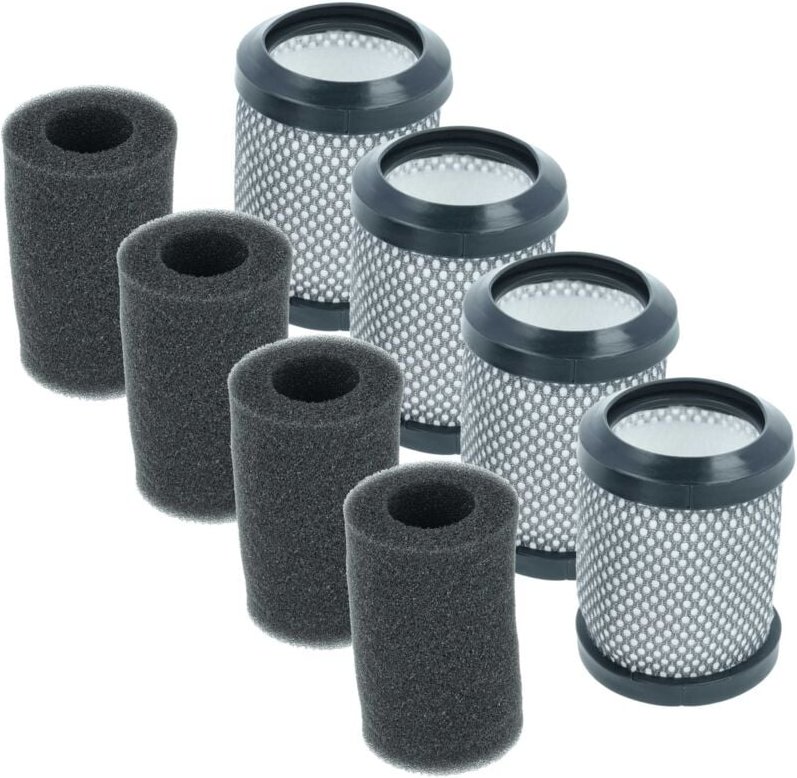 Thumbnail - vhbw 4x Staubsaugerfilter Ersatz für Hoover T116 für Staubsauger - Abluftfilter Grau