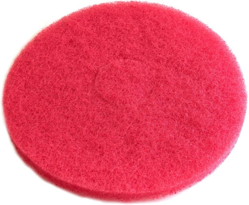 Pad rot für Einscheibenmaschine 13X 13' Durchmesser 5 Stk - Stier