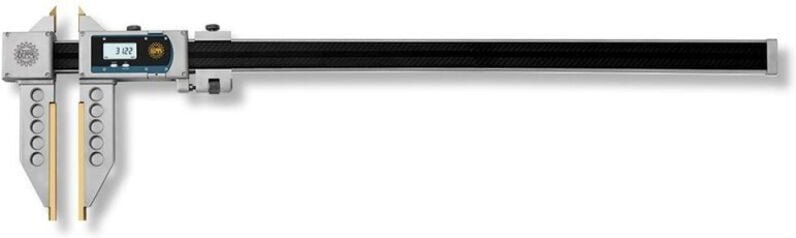 Ultra Präzision - Digital-Messschieber zeus carbon mit Spitzen, mit Feineinstellung 1000x150/0,01mm IP54