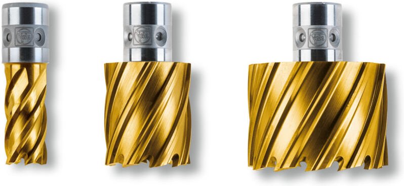 Kernbohrer dura 25 Nenn-Ø 15 mm TiN-beschichtet Quick in