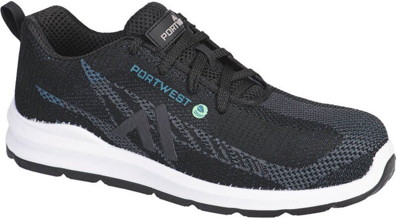 Sicherheitsschuhe niedrig Eco Fly S1PS SR FO Schwarz/Blau 41