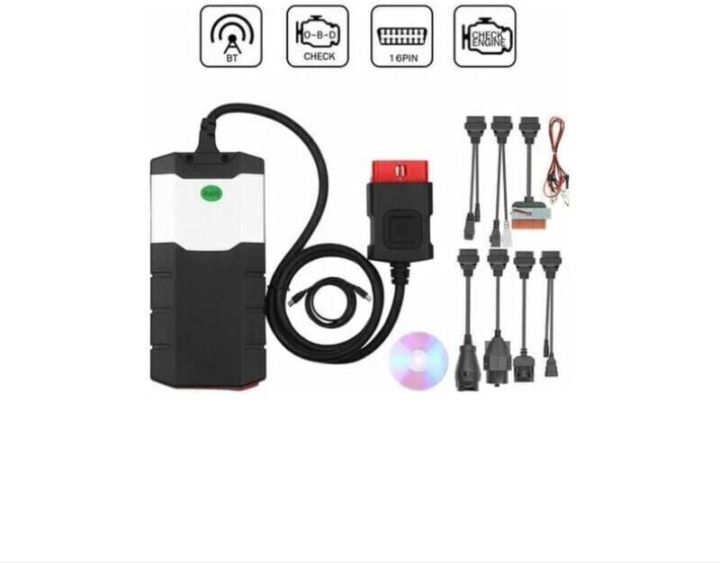 Ds150E Bt cdp TCS-Fehlerdiagnosetool für pkw und lkw mit 8 Kabeln obd 2-Codeleser-Unterstützung für Automotorsysteme, au...
