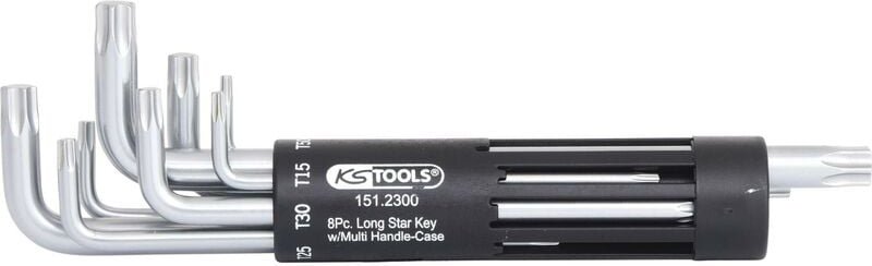 3 in 1 Torx-Winkelstiftschlüssel-Satz,lang,8-tlg