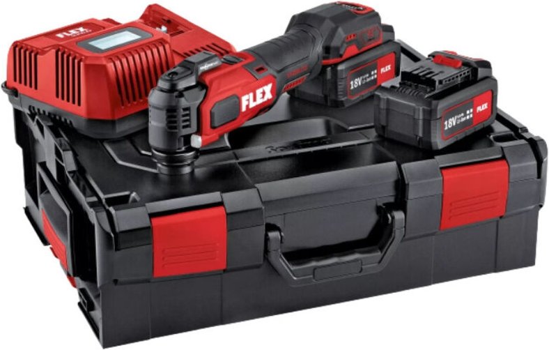 Flex - multifunktionswerkzeug MT18.0-EC brushless 18V 2,5AH - 2 akkus + ladegerät + koffer - 531018