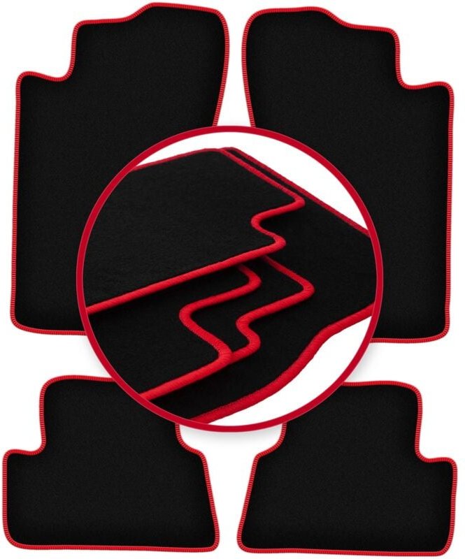 CARLUX-RED Autofußmatten für: Mitsubishi Eclipse 2G Coupé (1995-1999)