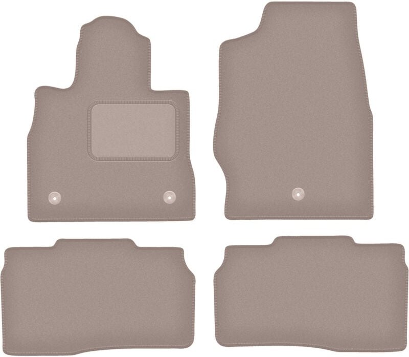 Beige Veloursmatten für: Ford Explorer MK6 ST-Line Pickup (2019-)