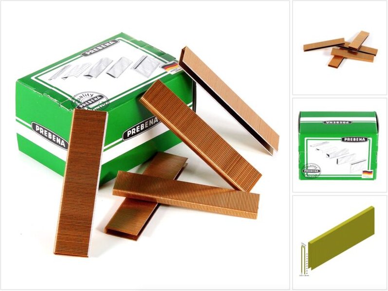 ES26CNKHA Klammern Heftklammern Typ es 5200 Stück 26 mm verzinkt geharzt - Prebena