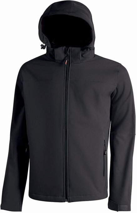 Thumbnail - Arbeitssoftshelljacke KYRA - Schwarz, 10er-Pack, 3XL