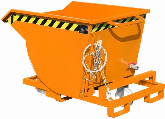 Bauer Spänebehälter SKM 30, lackiert, Gelborange