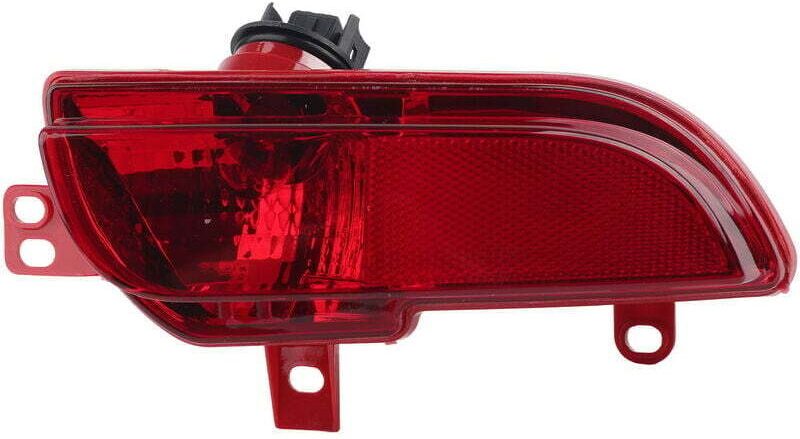 Nebelscheinwerfer-Baugruppe hinten links 6350HA, rotes Gehäuse, Ersatz für Peugeot 206+ 2009–2012