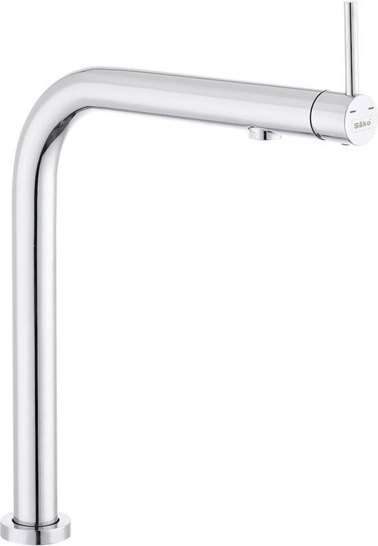 Siko - Unterfenster-Spültischarmatur mit Schwenkarm, verchromt ( BSD289)