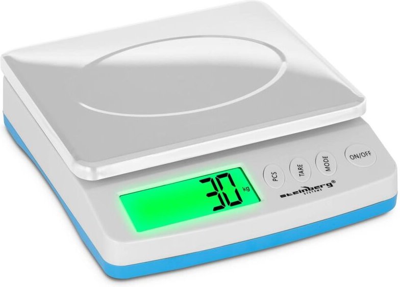 Steinberg Systems - Briefwaage Küchenwaage Grammwaage Taschenwaage Feinwaage Digital 30 Kg 1 g