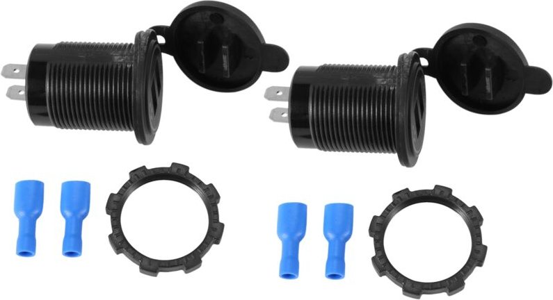 Tlily - 2X 5 v 4.8A Dual usb LadegeräT Buchse Adapter Dose für 12 v 24 v Auto Schiff Rv