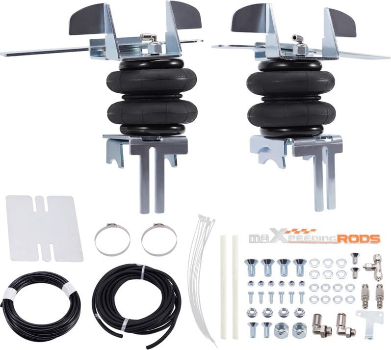 Maxpeedingrods - 2x Luftfederung + Halterung Kit for Mercedes Sprinter 3,5-T VS30 907 rwd 2018-