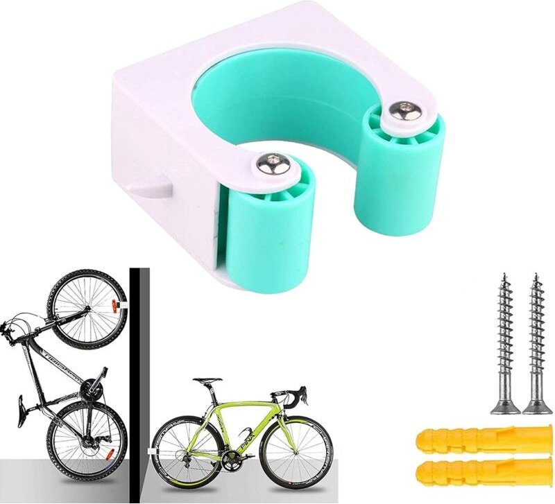 Jusch - Fahrrad-Wandhalterung, Fahrradträger, platzsparende Wandhalterung, Fahrradträger-Aufbewahrungssystem, drinnen un...