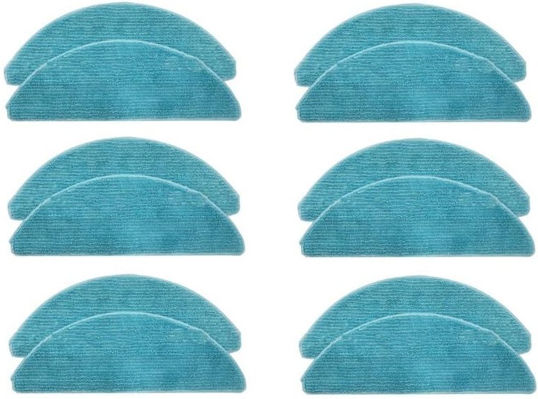 12PCS Ersatzteile Staubsauger Mopp Tücher ersetzen