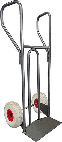 Matisère - Sackkarre aus Stahl, gebogen, 250 kg Tragkraft - Pannensichere und geräuscharme Räder - DVPF2-RINC