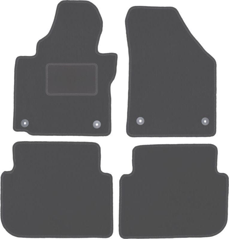 Graphit-Fußmatten für: Volkswagen Touran I FL Minivan (2010-2015)