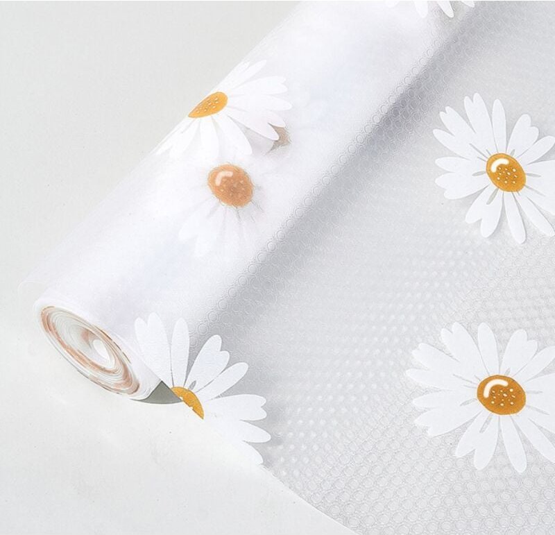 Ahlsen - Rutschfeste Schubladenmatte, EVA-Küchenschubladenschutz, waschbare Matte, Schrankmatte, antibakterielle Kühlsch...