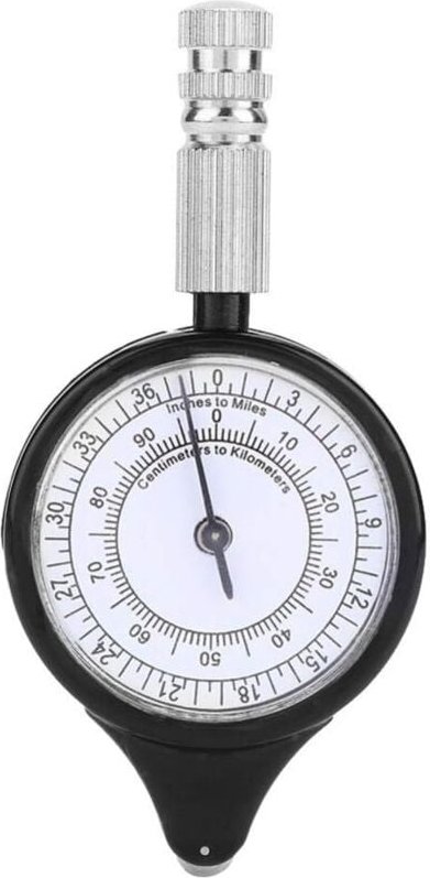 Kurvimeter, Karten-Kurvimeter, Kurvimeter-Kompass, Opisometer, Diance-Rechner, Kartenmesser, Kompass, Wandern