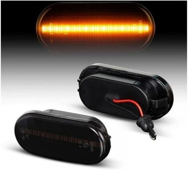 Dynamisches Blinklicht, LED Seitenmarkierungsleuchten Ersatz für Golf 3, Polo, VW, T5, Sharan