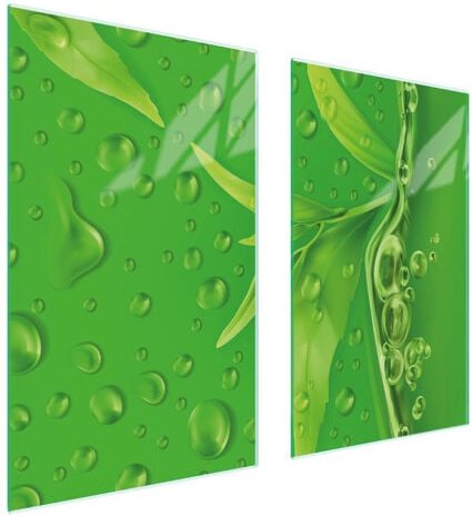 GLASSCHUTZPLATTE FÜR HERD 75x52 BLÄTTER