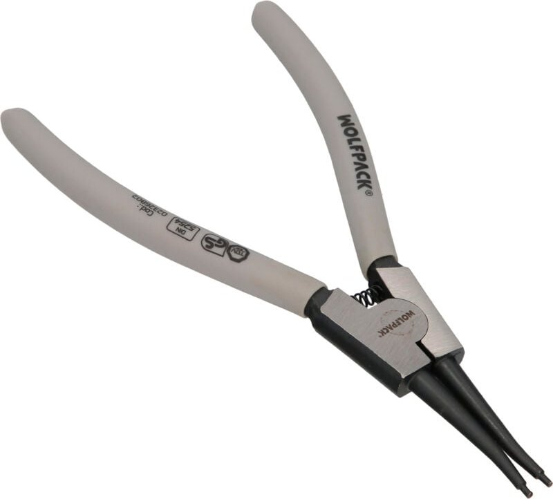 Gerade Außenscheibenzange 175 mm. Stahl Din 5254