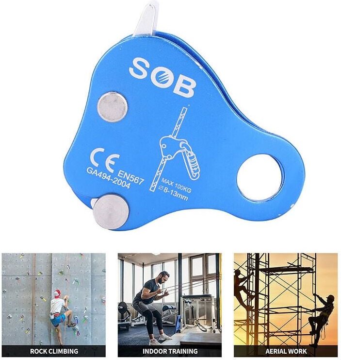 Kletterseilschutz zum Bergsteigen Automatische Verriegelung Sicherheitsseil Absturzsicherung