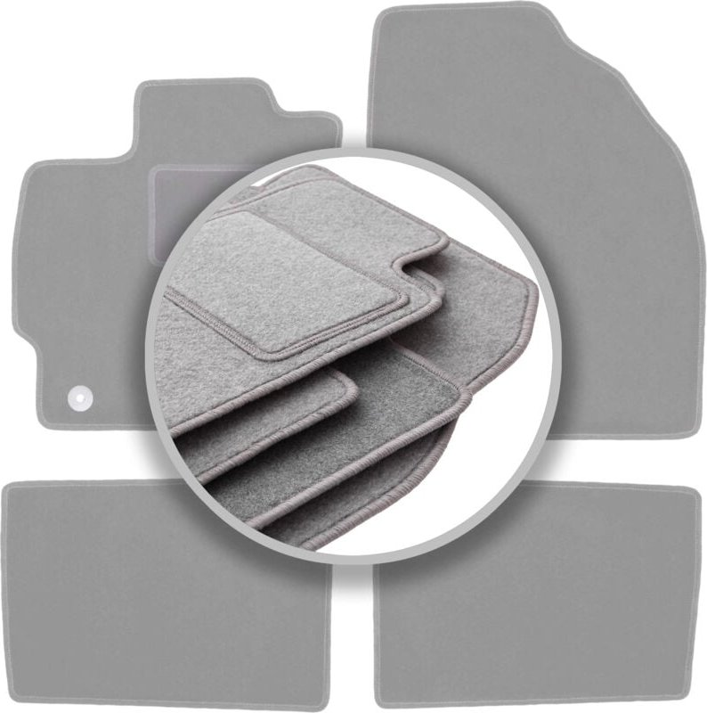 Graue Automatten für: Toyota Prius III XW30 Fließheck (2011-2015)