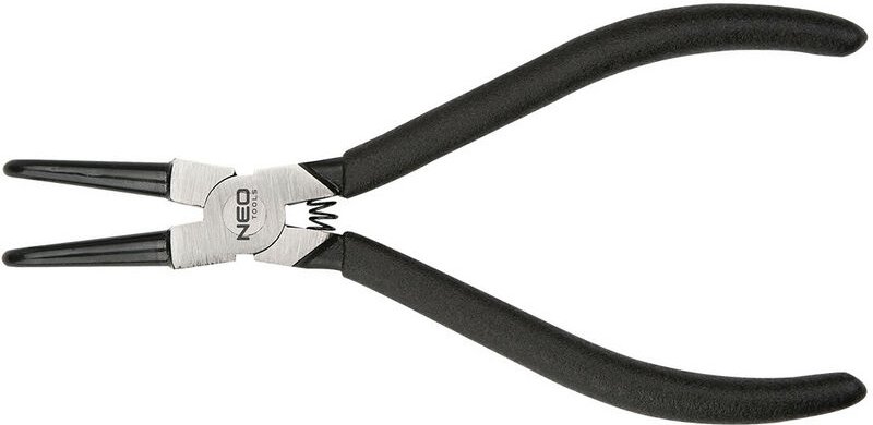 Sicherungsringzange 90° gebogen für Innenringe 230 mm