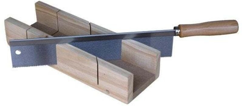 300-mm-Feinsäge und Gehrungslade Centrale Brico