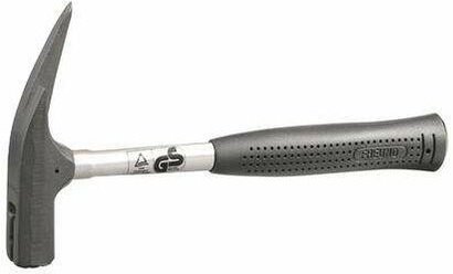 Latthammer, tüv, Stahlrohrstiel, mit Magnet 00112001 - Freund