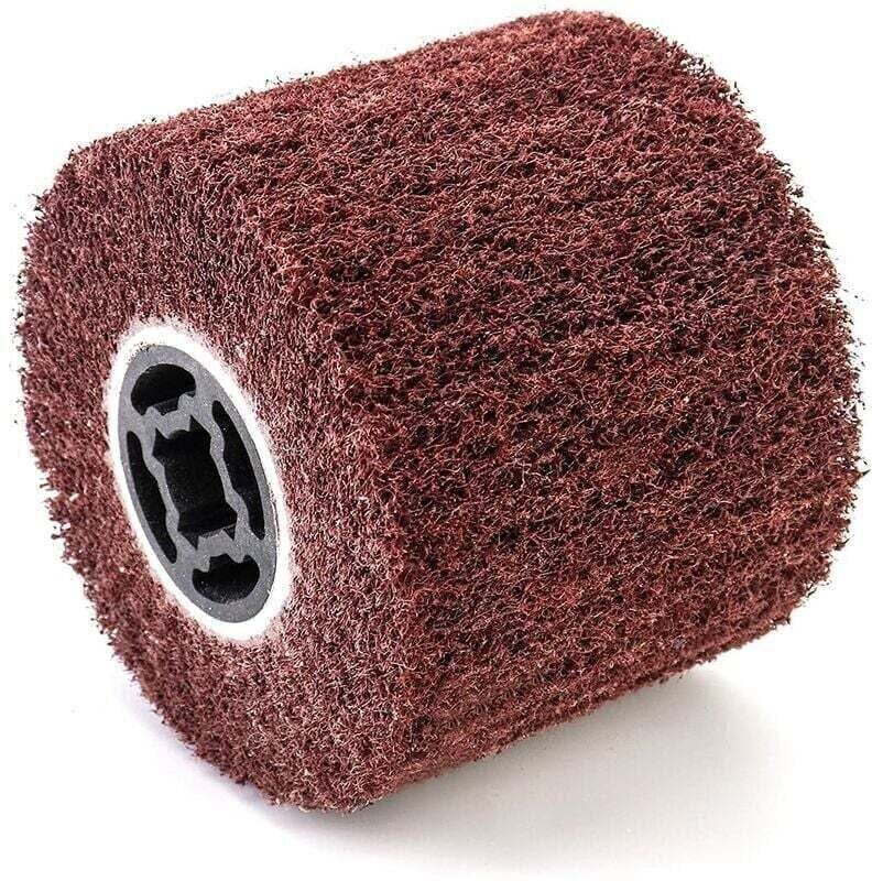 Schleifbürste Kunstfaserbürste für Außenrenovierer, Ø120x100x19mm, Korn 120