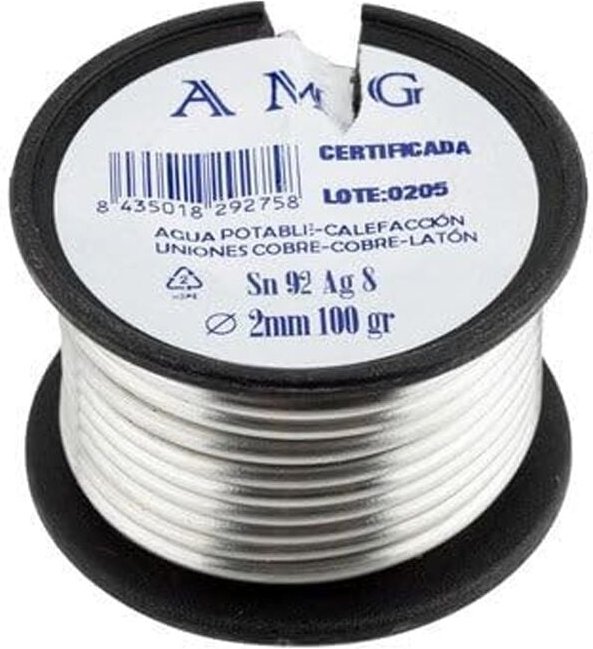 Suinga - Zinn-Silber-Spule 8 % 100 g bleifrei