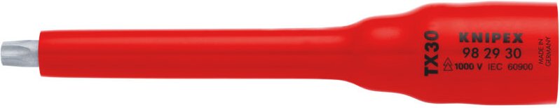 KNIPEX 98 29 30 Steckschlüsseleinsatz 3/8" für TX30 123 mm