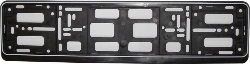 HP Autozubehör Kunststoff Kennzeichenhalter Schwarz (L x B x H) 15 x 530 x 135 mm