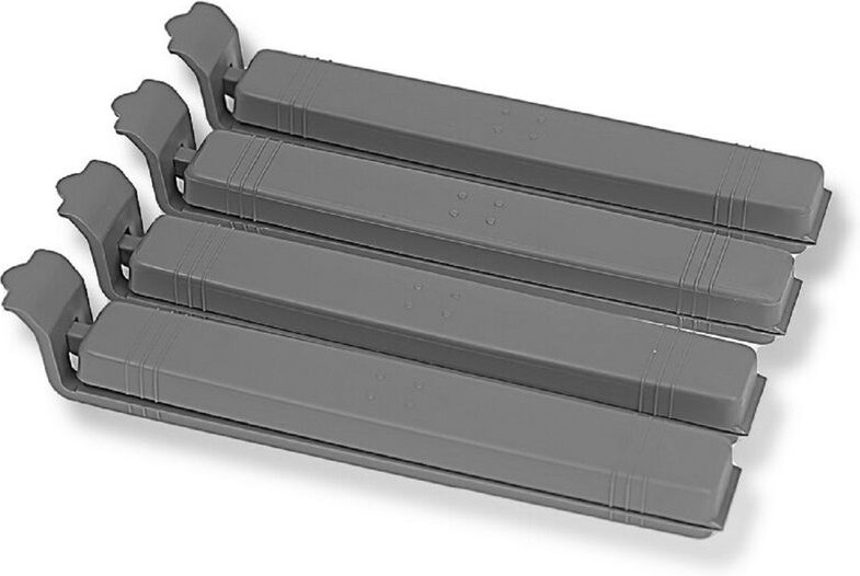Michelino - Lebensmittel-Verschlussclips Verschlussklammer Set in unterschiedlichen größen 4 Stück 13 cm