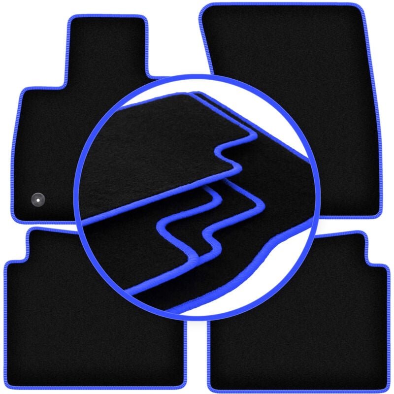 CARLUX-BLUE Autofußmatten für: Ford Kuga MK3 SUV (2019-)