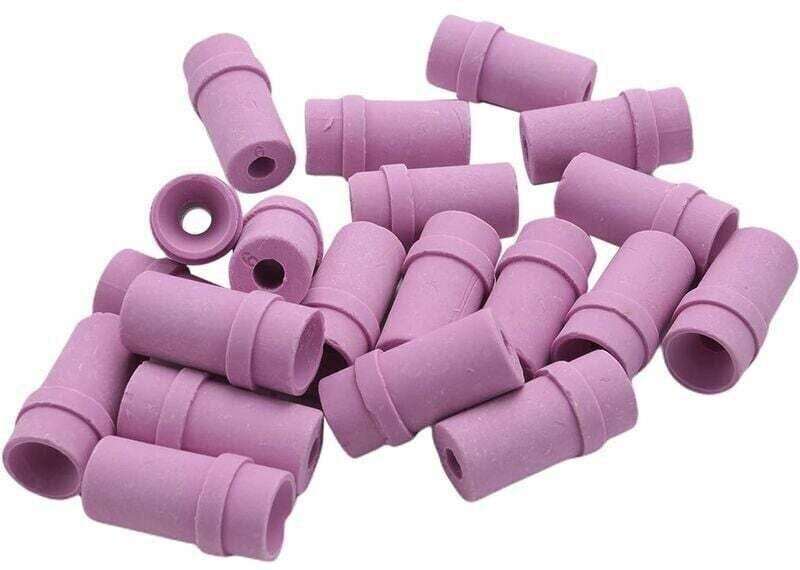 XVX - 20 Stück Keramik-Sandstrahldüsen, Luftsiphon, Sandstrahlwerkzeuge, Sandstrahlteile, Keramikdüse (6 mm), Lila