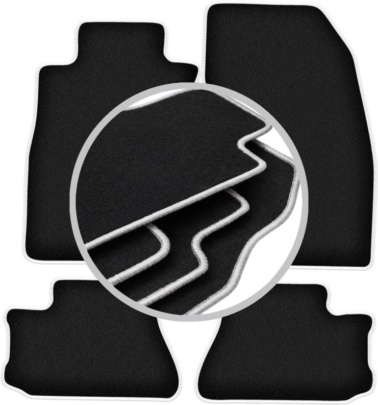 CARLUX-SILVER Autofußmatten für: Mitsubishi 3000GT Coupé (1994-2001)