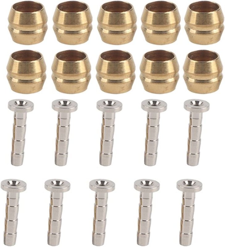 Ej.life - Canyita Bremsoliveneinsatz, 10er Set Fahrradbremsoliven und Steckereinsatz für Shimanos Ersatzteil(BH90)