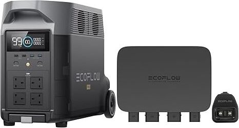 EcoFlow 800W Batterieladegerät mit Delta Pro Powerstation, 3-in-1 schnelles DC-DC-Ladegerät, Kfz Batteriewartung & Start...
