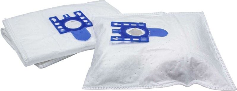10x Staubsaugerbeutel kompatibel mit Miele Sunflower (4 Rollen) Staubsauger - Mikrovlies, Typ g/h/n, 30cm x 22cm, Blau, ...