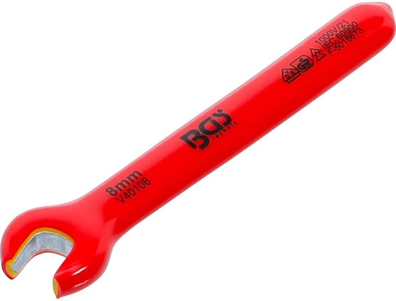 Bgs Technic - VDE-Einmaulschlüssel sw 8 mm