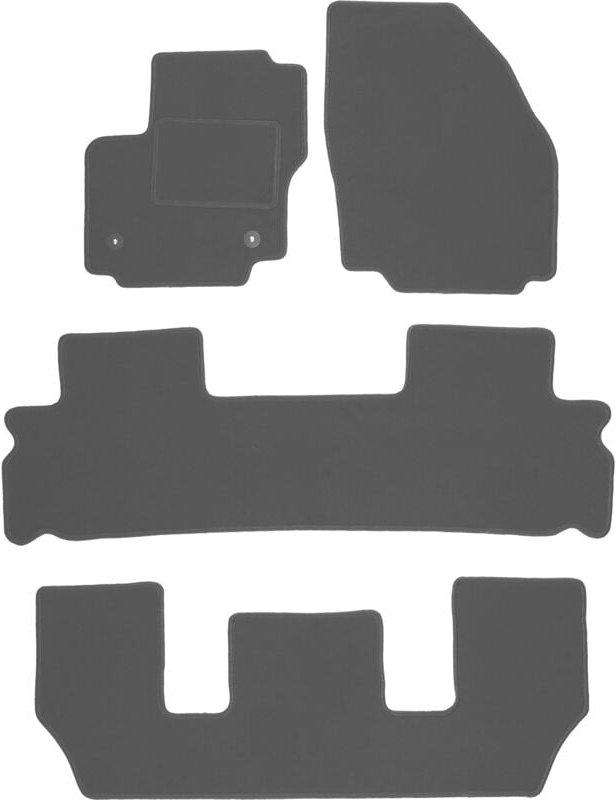 Graphit-Fußmatten für: Ford S-MAX MK1 FL 7-Sitzer (2012-2015)