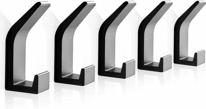 Fuhuida Trading - Selbstklebende Haken Aluminium Wandhaken Wasserdichte Handtuch- und Kleiderhaken für Küche Badezimmer ...