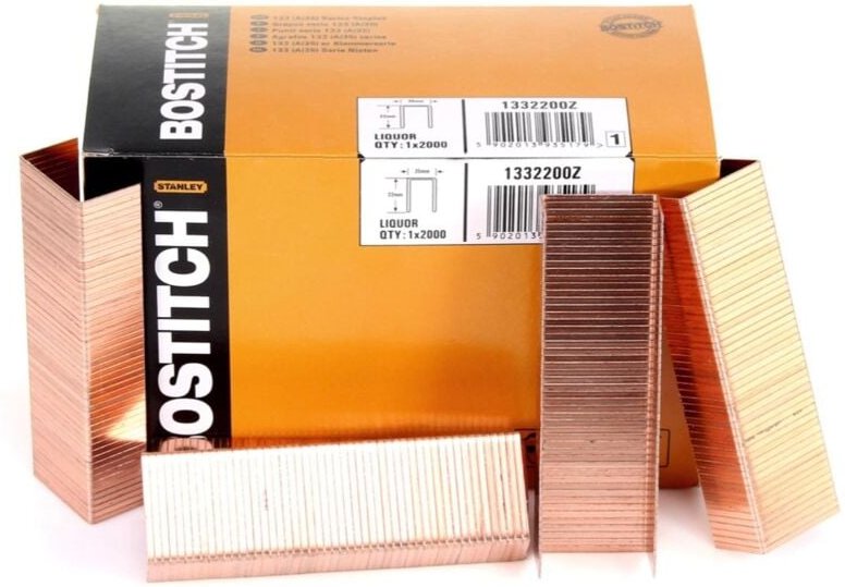 Bostitch - Heftklammern 22 mm Galva – Box mit 2000 Stück – 1332200Z