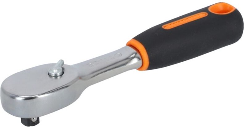 Birnenförmige 1/4-Umschaltknarre mit 72 Zähnen und 5°-Rückschwenkwinkel, 120 mm - Bahco